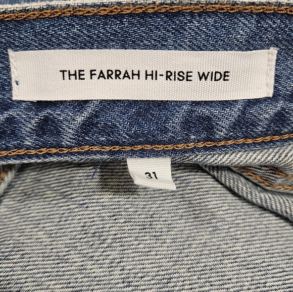 NWT Aritzia Denim Forum The Farrah Hi-Rise Wide Jean Size 31 - Picture 6 of 10